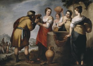 Rebeca y Eliezer de Bartolomé Esteban Murillo